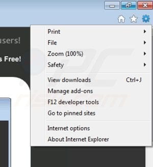 Eliminando Tube Dimmer de las extensiones de Internet Explorer paso 1