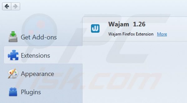 Eliminar Wajam de Mozilla Firefox 2