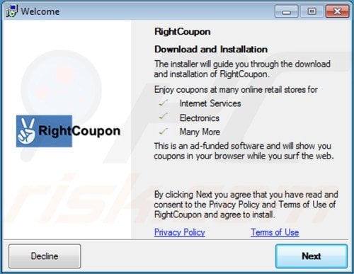 instalador de Right coupon