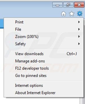 Eliminando Bettermarkit de las extensiones de Internet Explorer paso 1