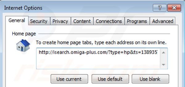 Eliminando el virus de redireccionamiento inspsearch.com de la página de inicio de Internet Explorer