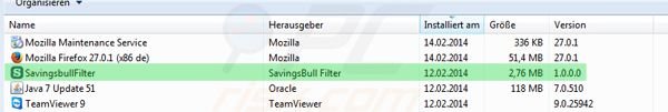 desinstalar Savings Bull