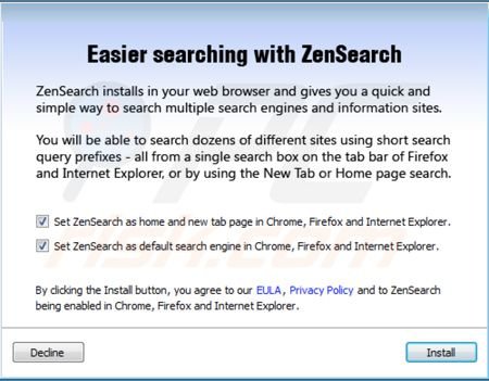 instalador de Zensearch