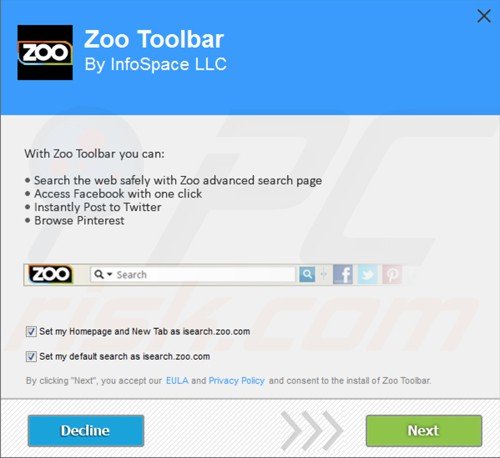 instalador de zoo toolbar
