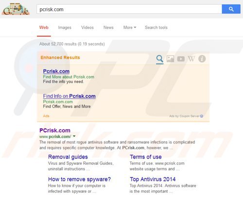 anuncios browser guardian en motores de búsqueda de internet