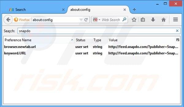 Eliminar browse-search.com del motor de búsqueda por defecto de Mozilla Firefox