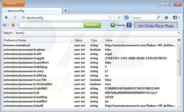 Eliminar enhanced-search.com del motor de búsqueda por defecto de Mozilla Firefox