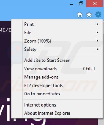 Eliminando search snacks de Internet Explorer paso 1