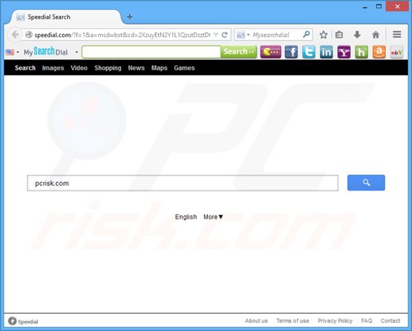 speedial.com aparece automáticamente