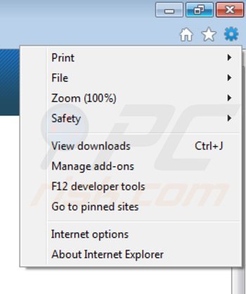 Eliminando consumerinput de Internet Explorer paso 1