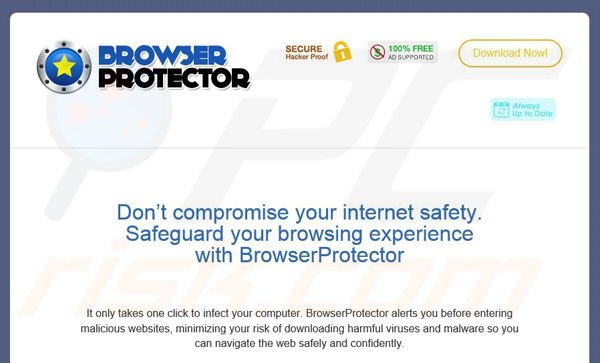 software publicitario de BrowserProtector