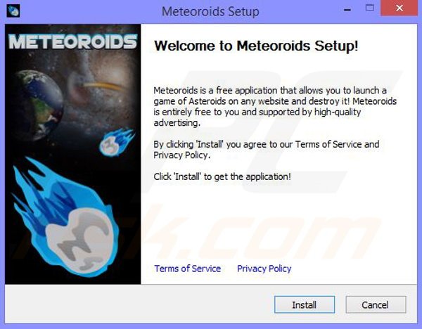 Instalador de Meteoroids