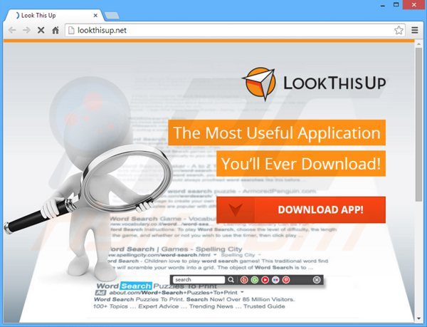 software publicitario LookThisUp