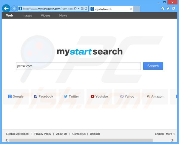 secuestrador de navegadores mystartsearch.com