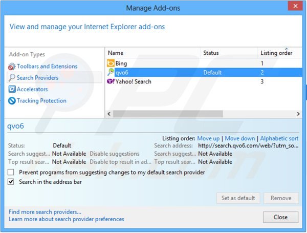 Eliminar mystartsearch.com del motor de búsqueda por defecto de Internet Explorer