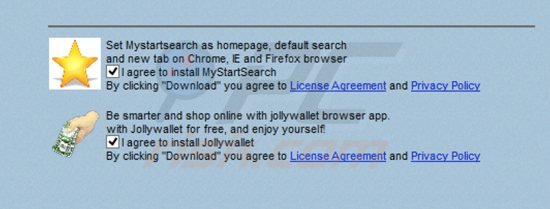 instalador del secuestrador de navegadores mystartsearch