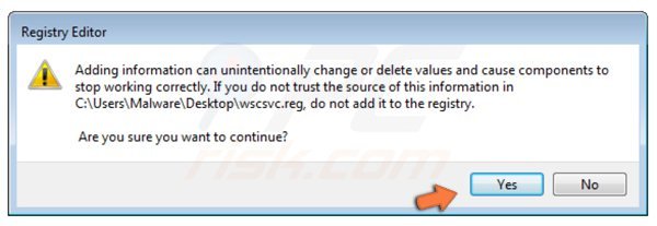 reparar el registro de Windows 7 braviax