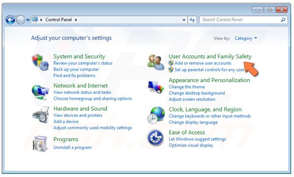 Windows 7 - cómo acceder 