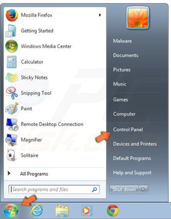 windows 7 - cómo acceder al panel de control