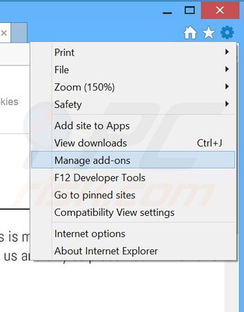 Eliminando los anuncios de offersbycontext de Internet Explorer paso 1