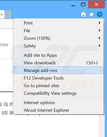Eliminando los anuncios de offersbycontext de Internet Explorer paso 1