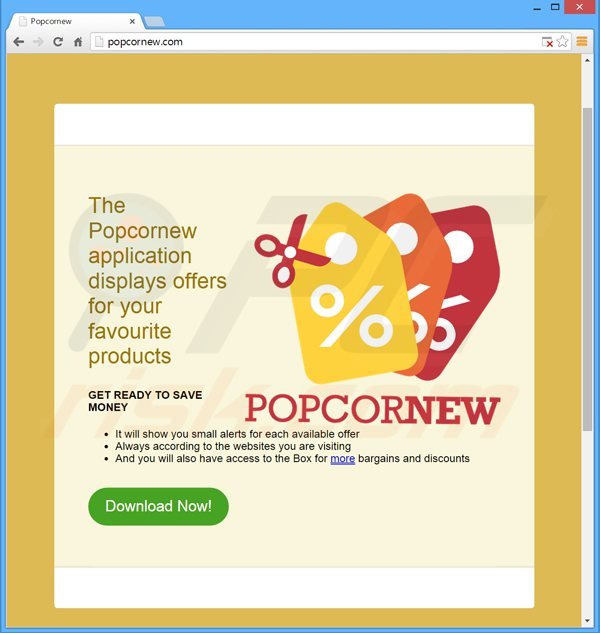 Popcornew adware