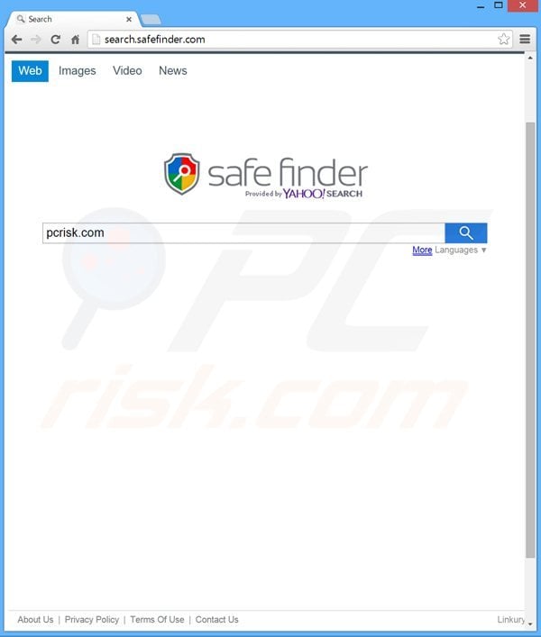 secuestrador de navegadores search.safefinder.com