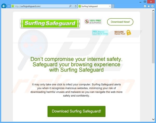 programa publicitario surfing safeguard