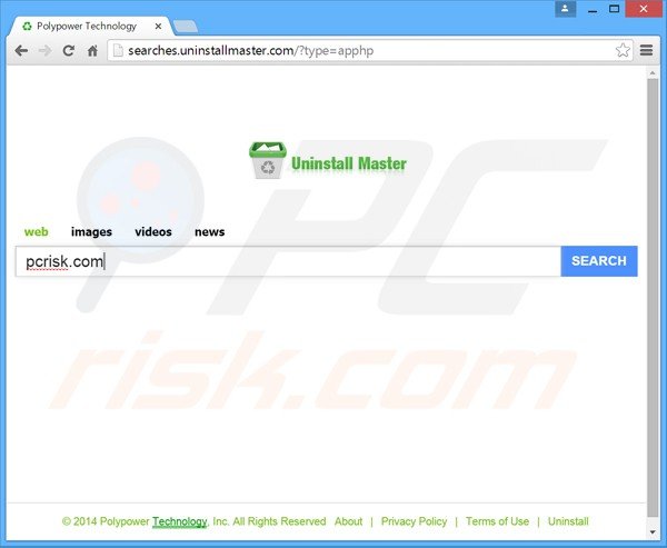 secuestrador de navegadores Uninstall Master