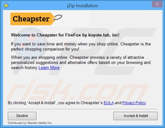 instalador del software publicitario cheapster