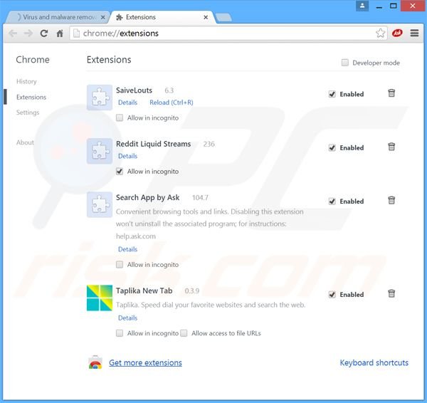 Eliminando los anuncios FindBestDeal de Google Chrome paso 2