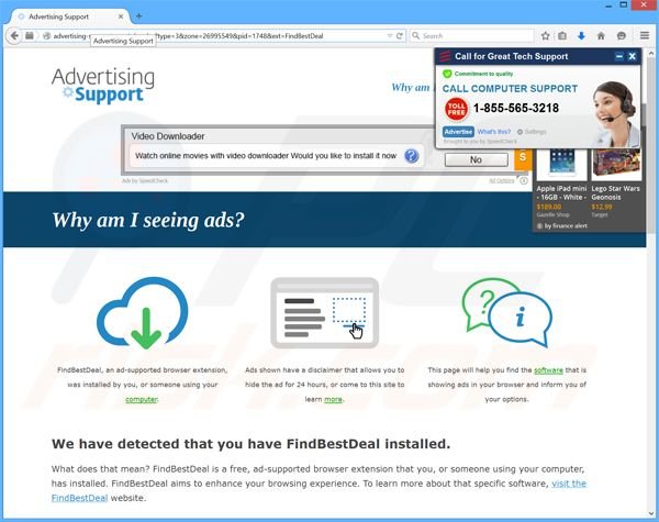 FindBestDeal adware