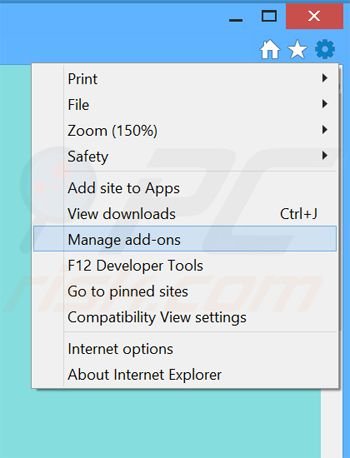 Eliminando los anuncios de Web Zoom de Internet Explorer paso 1
