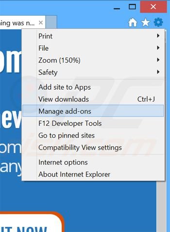 Eliminando los anuncios de Eazy Zoom de Internet Explorer paso 1