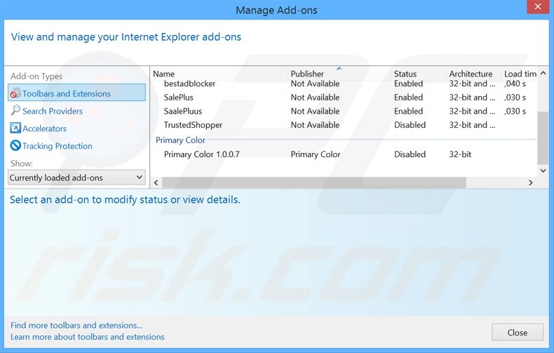 Eliminando los anuncios de Rapid Media Converter de Internet Explorer paso 2