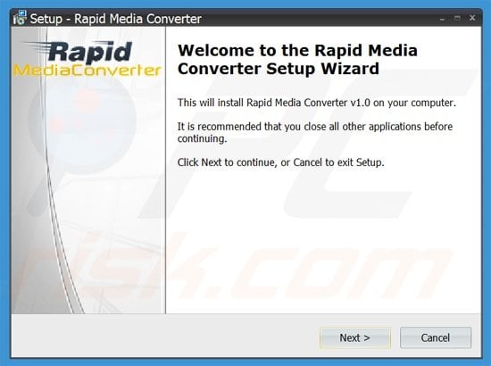 Instalador de Rapid Media Converter
