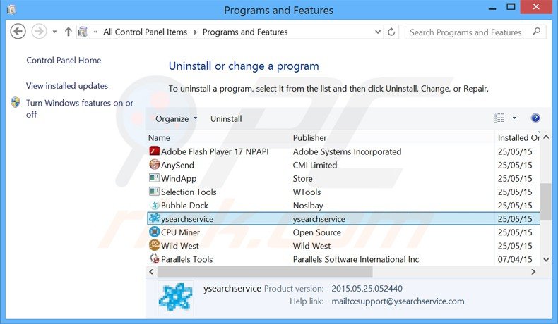 desinstalar el adware buzzdock del Panel de control