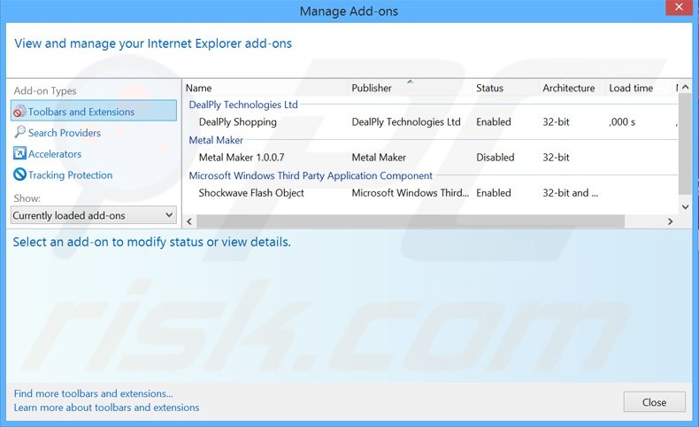Eliminando los anuncios de Open Download Manager de Internet Explorer paso 2