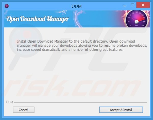 instalador aplicación Open Download Manager 