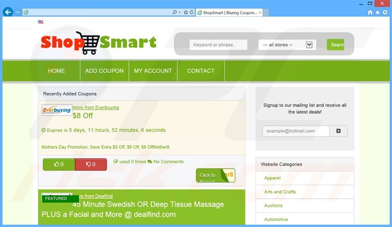 ShopSmart adware