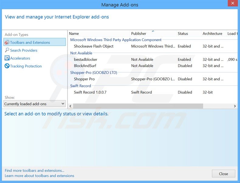 Eliminando los anuncios de Chromatic de Internet Explorer paso 2