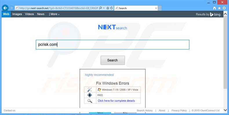 secuestrador de navegadores go.next-search.net