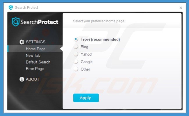 aplicación search protect