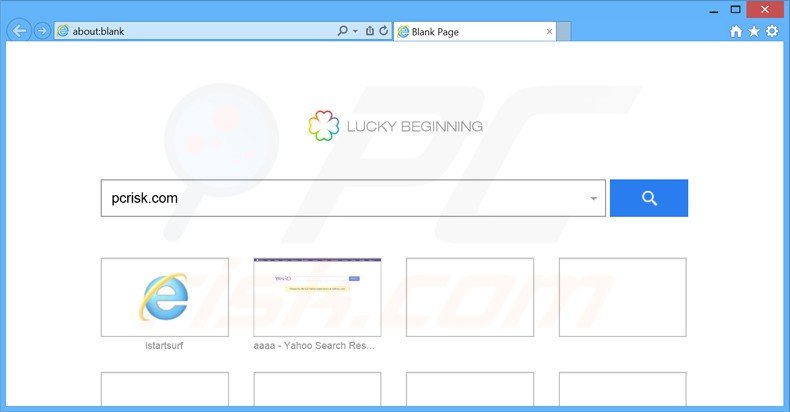 secuestrador de navegadores luckybeggining.com