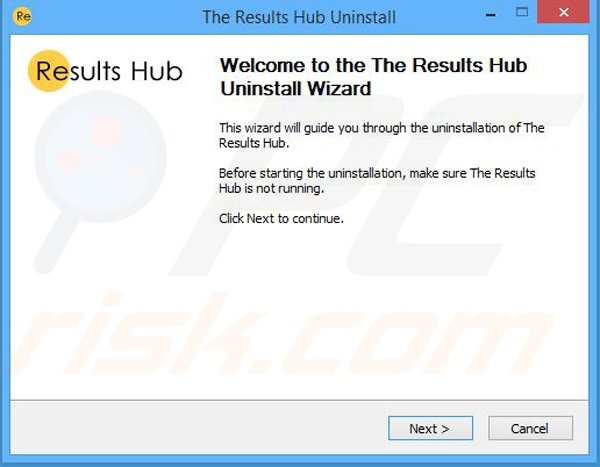 Instalador del software publicitario The Results Hub