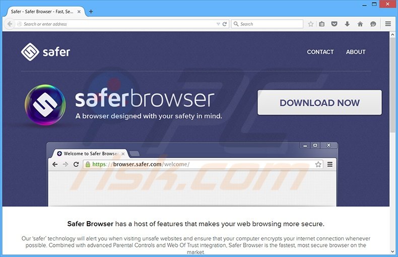 redireccionamiento Safer Browser