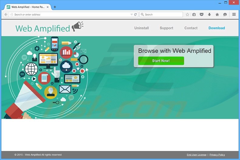 software publicitario Web Amplified
