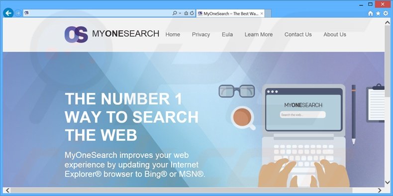 secuestrador de navegadores MyOneSearch.net