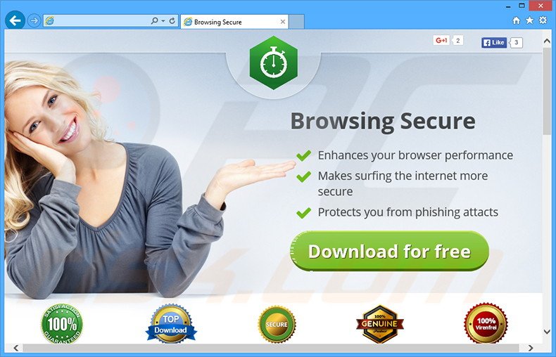 Browsing Secure adware