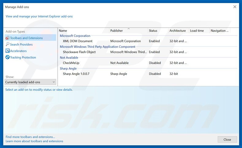 Eliminando los anuncios de Browsing Secure de Internet Explorer paso 2